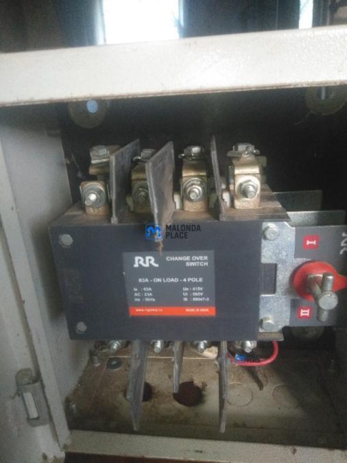Change over switch